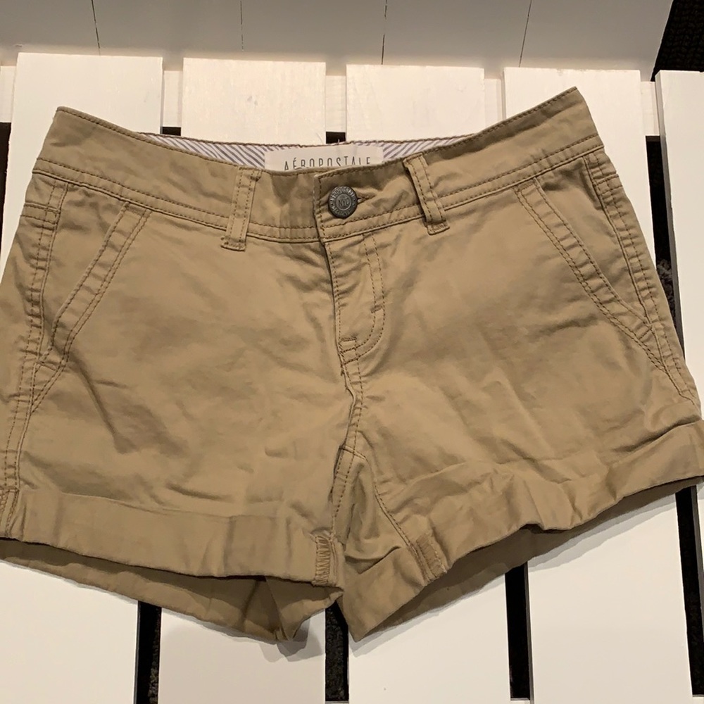 Aeropostale Women's Khaki Shorts